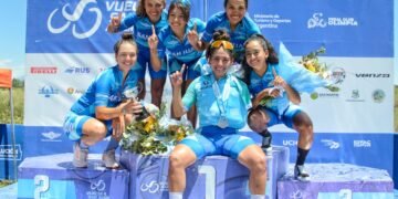 VUELTA A SAN JUAN: PESE A LA DURA CAÍDA, MAGALÍ BALMACEDA SE QUEDÓ CON LA GENERAL