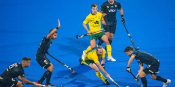 EN UN NOTABLE PARTIDO, LOS LEONES EMPATARON FRENTE A AUSTRALIA