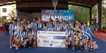 DOS NUEVAS ESTRELLAS: ARGENTINA CAMPEÓN DEL MUNDO EN CESTOBALL