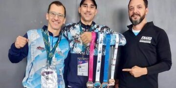 PARA-TAEKWONDO: JUAN SAMORANO SE SUBIÓ A 4 DE 5 PODIOS POSIBLES
