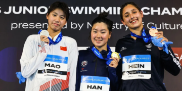 MUNDIAL DE NATACIÓN JUNIOR: RÉCORD ARGENTINO DE SARAVIA Y BRONCE PARA HEIN