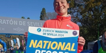 FLORENCIA BORELLI CLASIFICÓ A LOS JUEGOS OLÍMPICOS CON RÉCORD EN EL MARATÓN DE SEVILLA